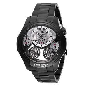 Invicta Specialty Twin Axis Men's Watch w/ Skeleton Dial - 46mm, Black (48899)